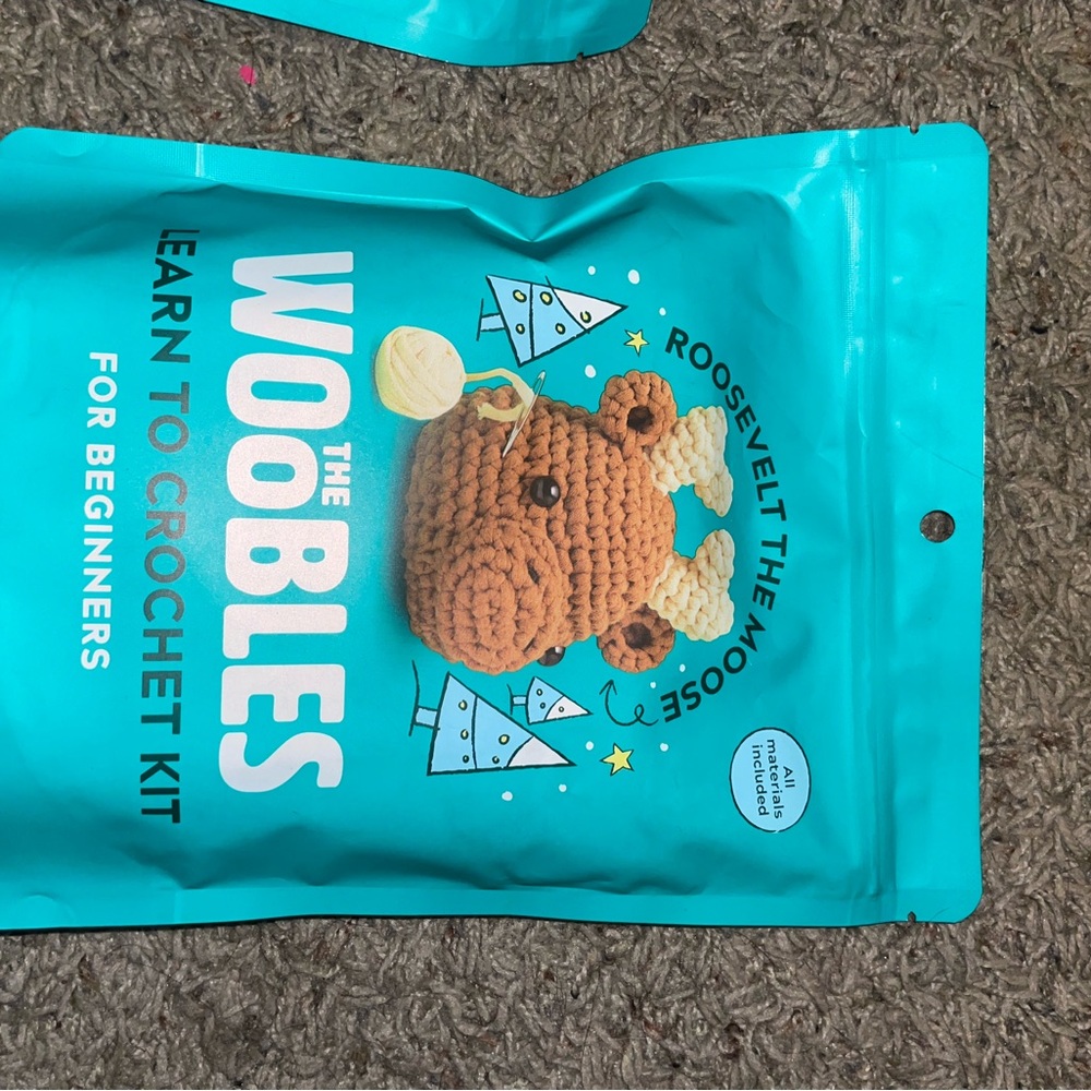 The Woobles Crochet Kit - Blue